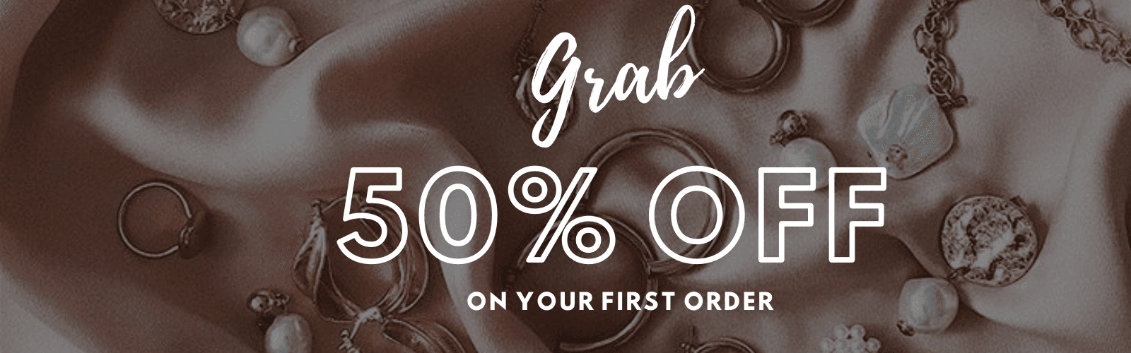 Grab upto 50% off on your first order banner